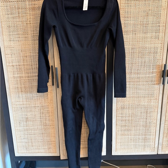 Pants - Black Yoga Jumpsuit